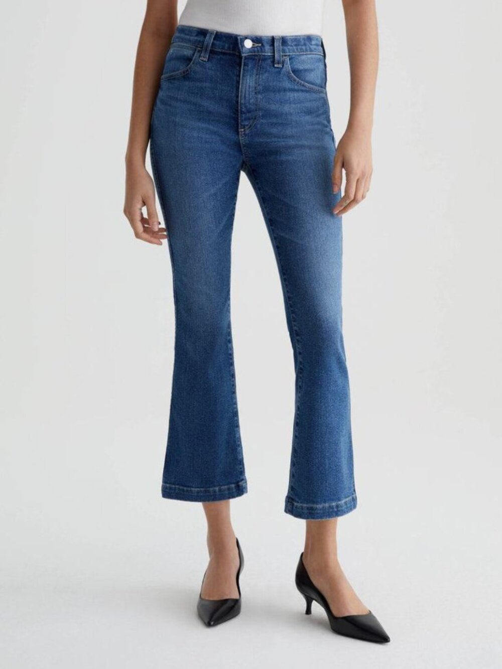 AG Naomi The Jean of Tomorrow High Rise Crop Bootcut Jeans 26